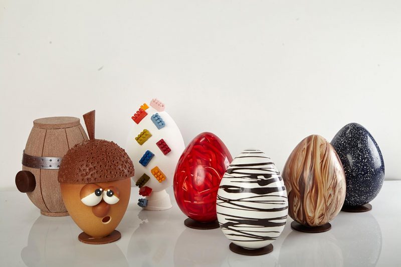 Uova di Pasqua e Gusci in Cioccolato
