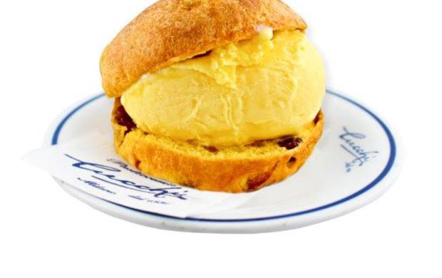 "PanGelà", sandwich al panettone farcito con gelato