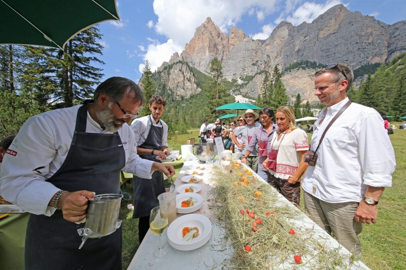 La Dolomitica, il pic nic gourmet sotto le Dolomiti