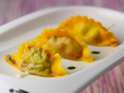Agnolotti di zuppa forte