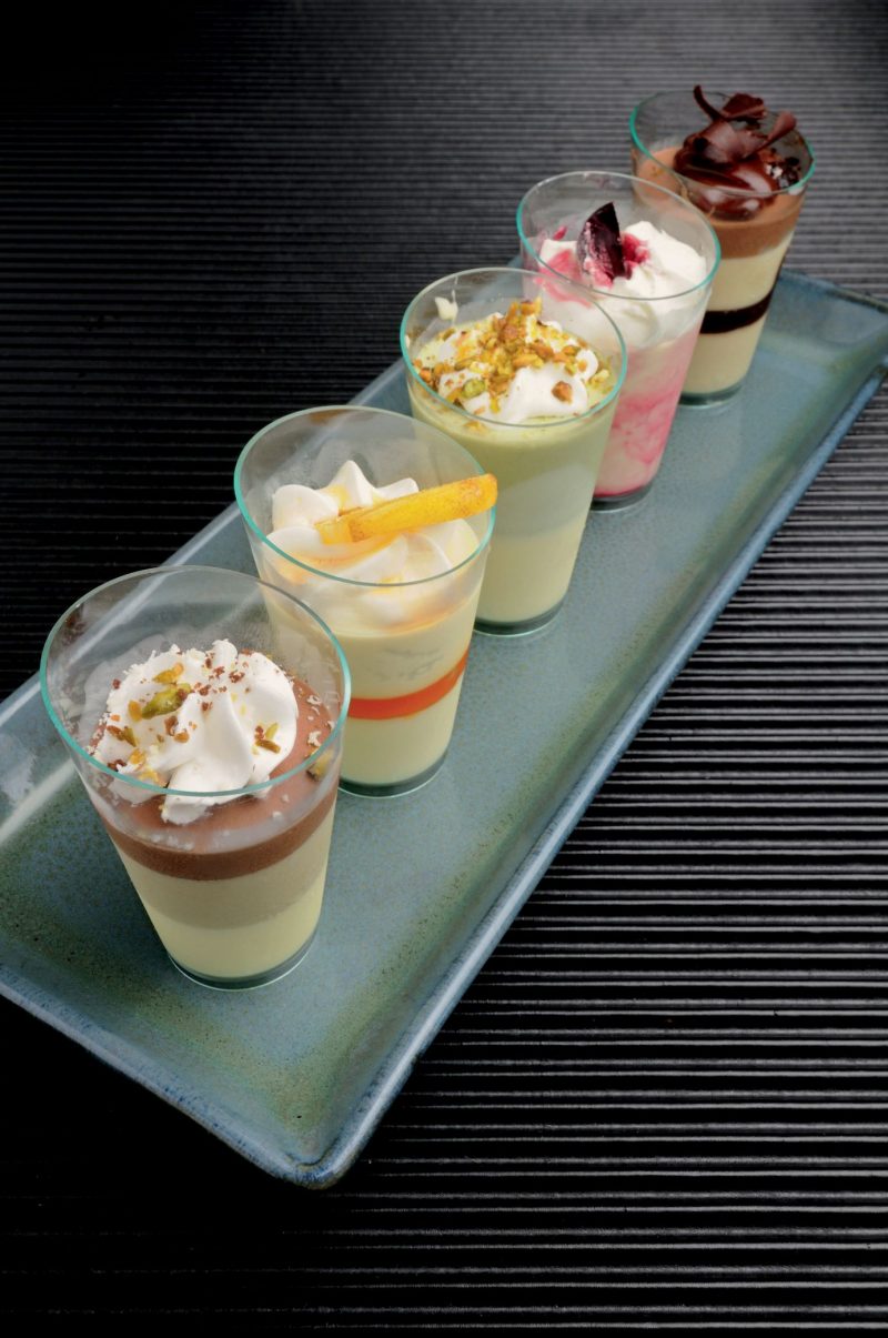 Bicchierino crema vaniglia-lampone
