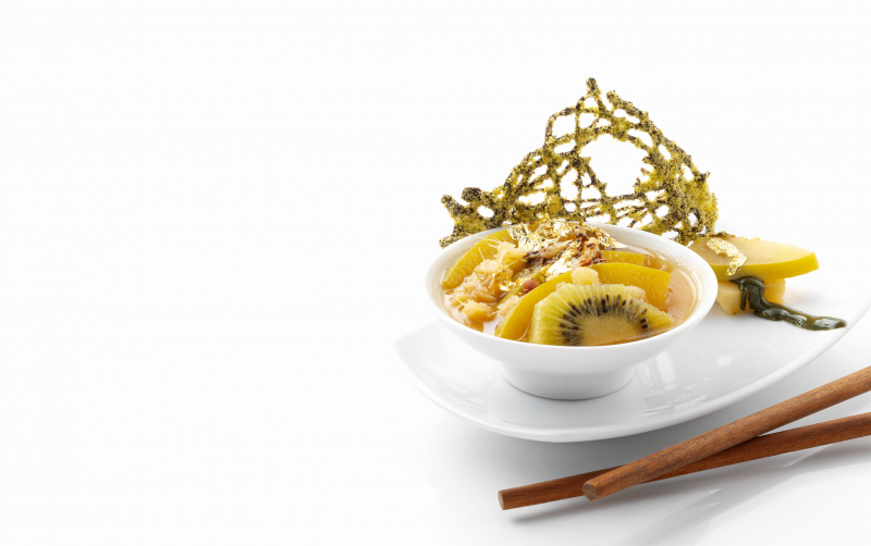 Brodo di Orval allo zenzero e pepe di Sichuan