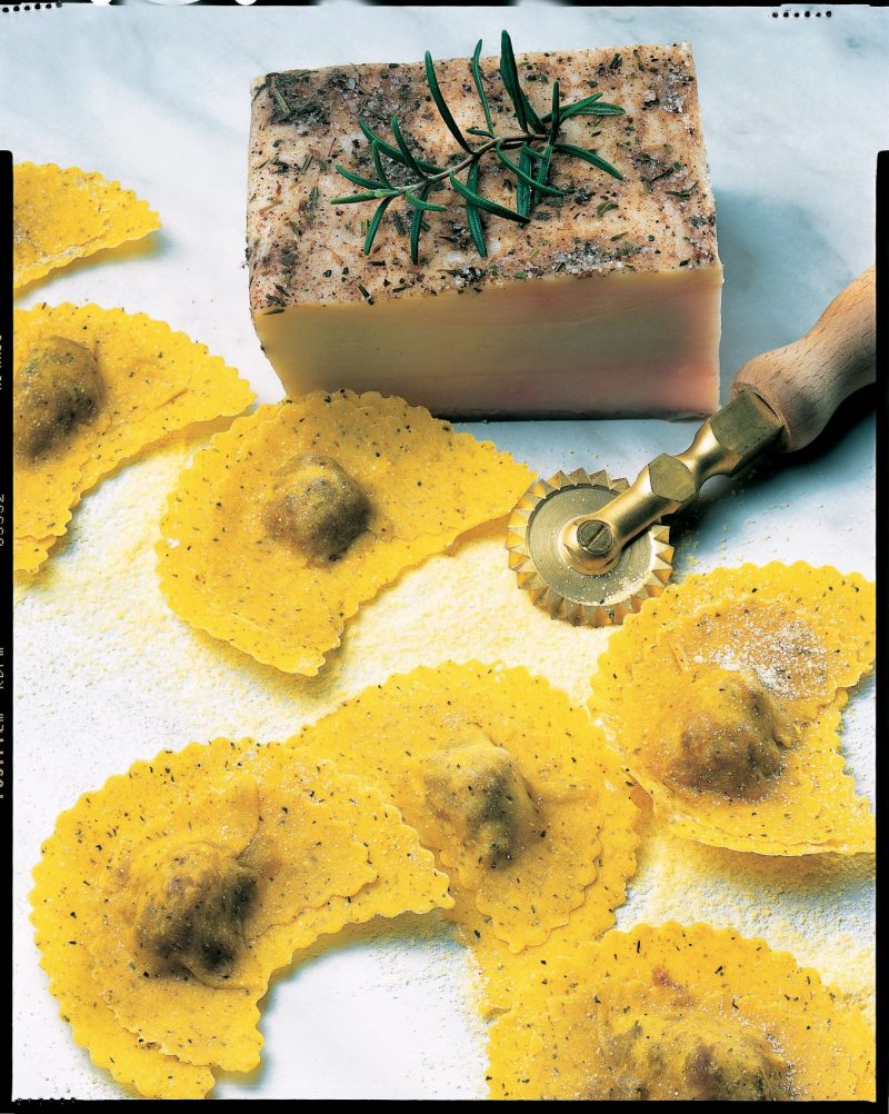 Casonsei al lardo di colonnata