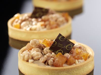 Crostata al cremino con frutta secca e candita