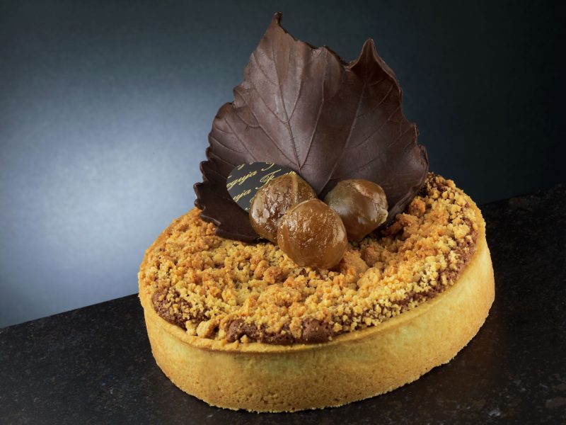 Crostata cioccolato e castagne