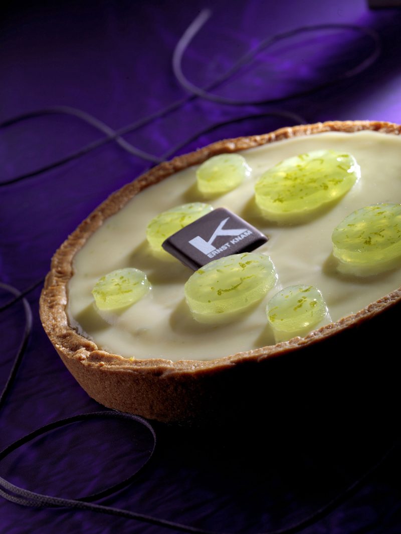 Crostata lime, aloe vera e cioccolato bianco