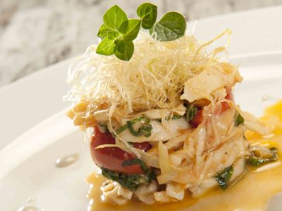 Fettuce di cappesante, profumo mediterraneo