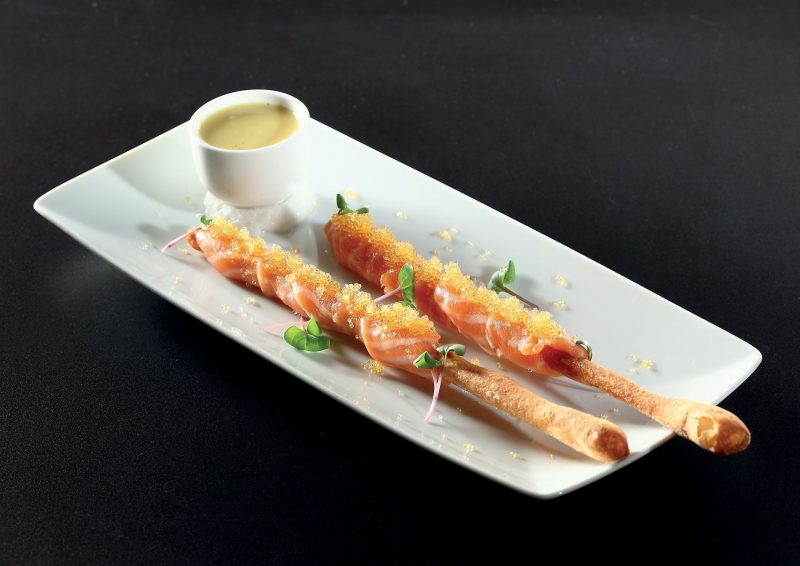 Grissino torinese con salmone