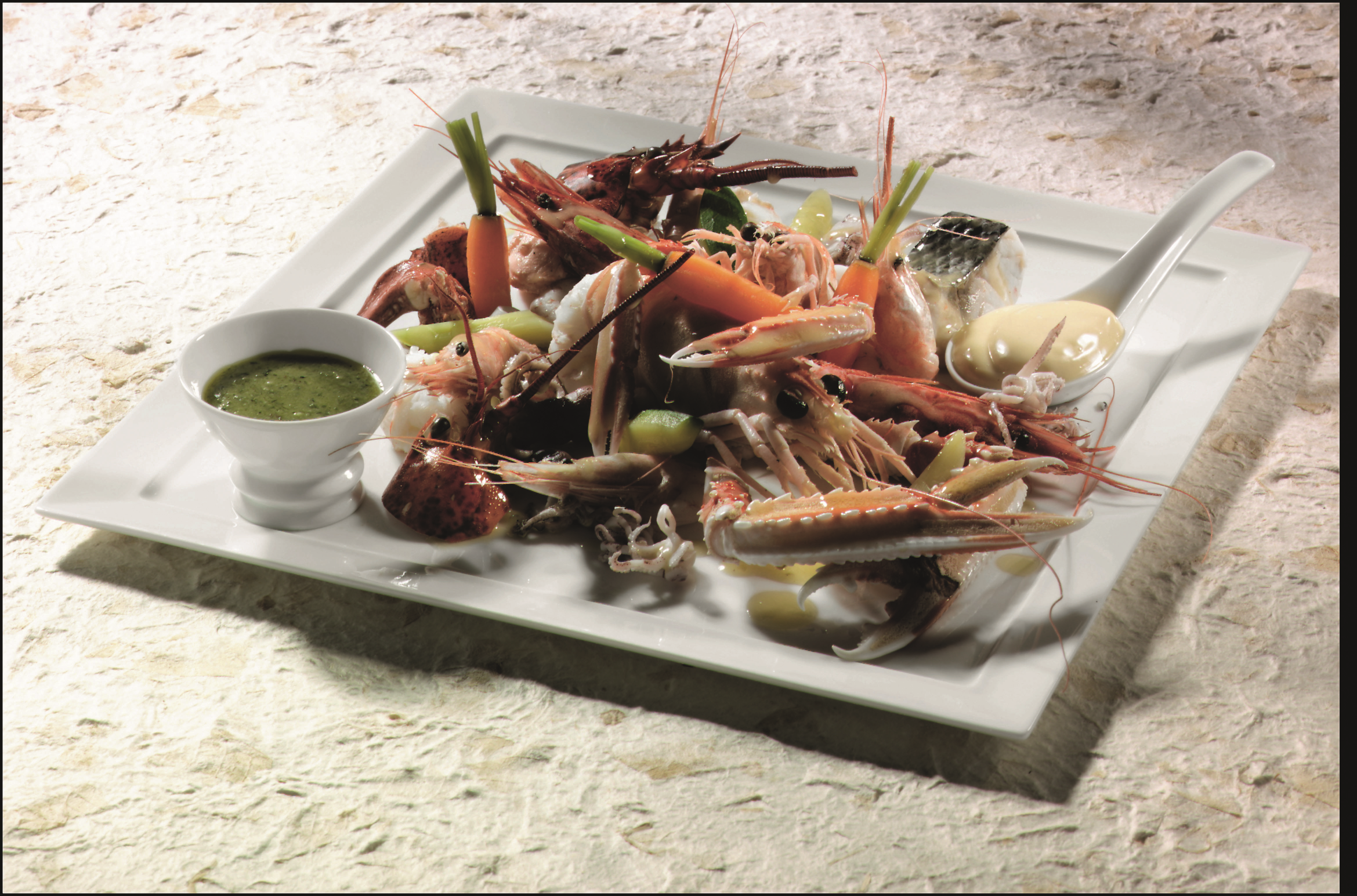 Insalata Calda Di Pesce Al Vapore Con Verdure Italian Gourmet