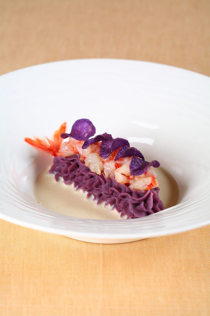 La Patata Viola Il Gambero Rosso E Il Franciacorta Italian Gourmet