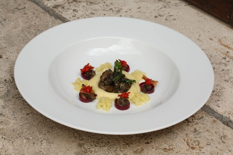Lumache con mantecato di patate