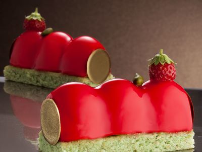 Monoporzione pistacchio e fragola