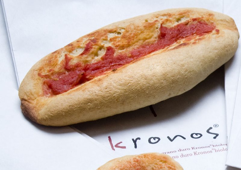 Pandipizza con miscela qualità bio Kronos di Molino Grassi