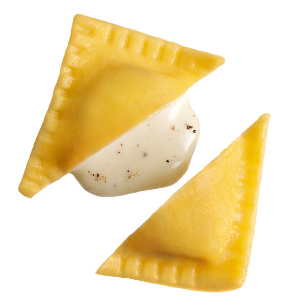 Ravioli cacio e pepe