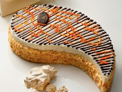 Semifreddo al torrone di crema agli agrumi