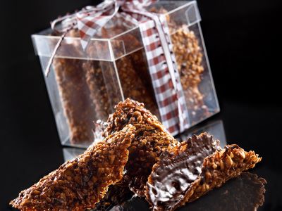 Tegole croccanti alle nocciole