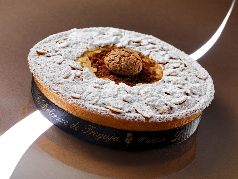Torta di riso alle mandorle e amaretti