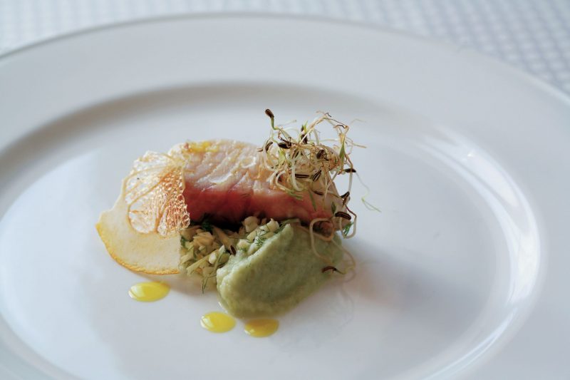 Trancio di Storione con cedro candito
