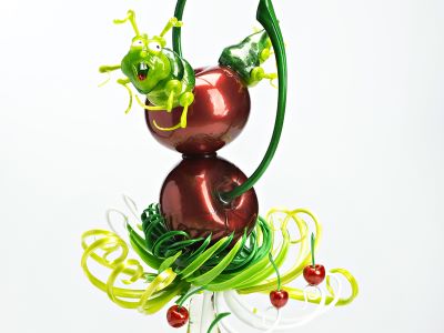 Zucchero artistico: ciliegie