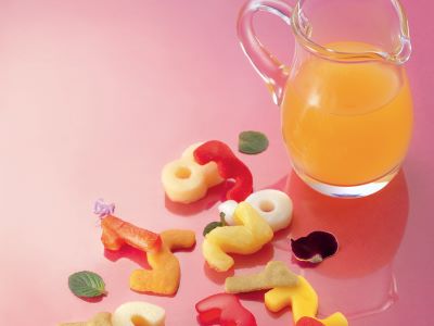 Zuppetta di frutta numerata