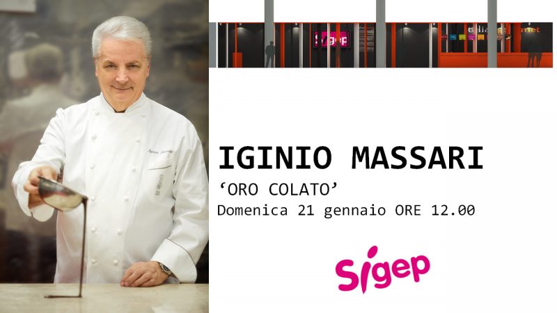 Sigep: Iginio Massari presenta la nuova versione di Oro colato