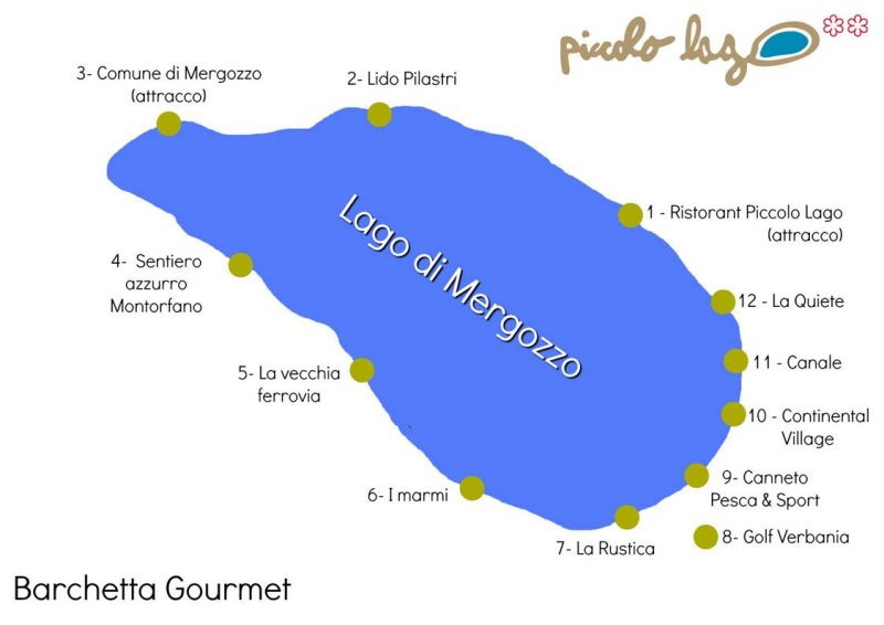 La Barchetta Gourmet del Piccolo Lago per navigare tra bellezza e bontà