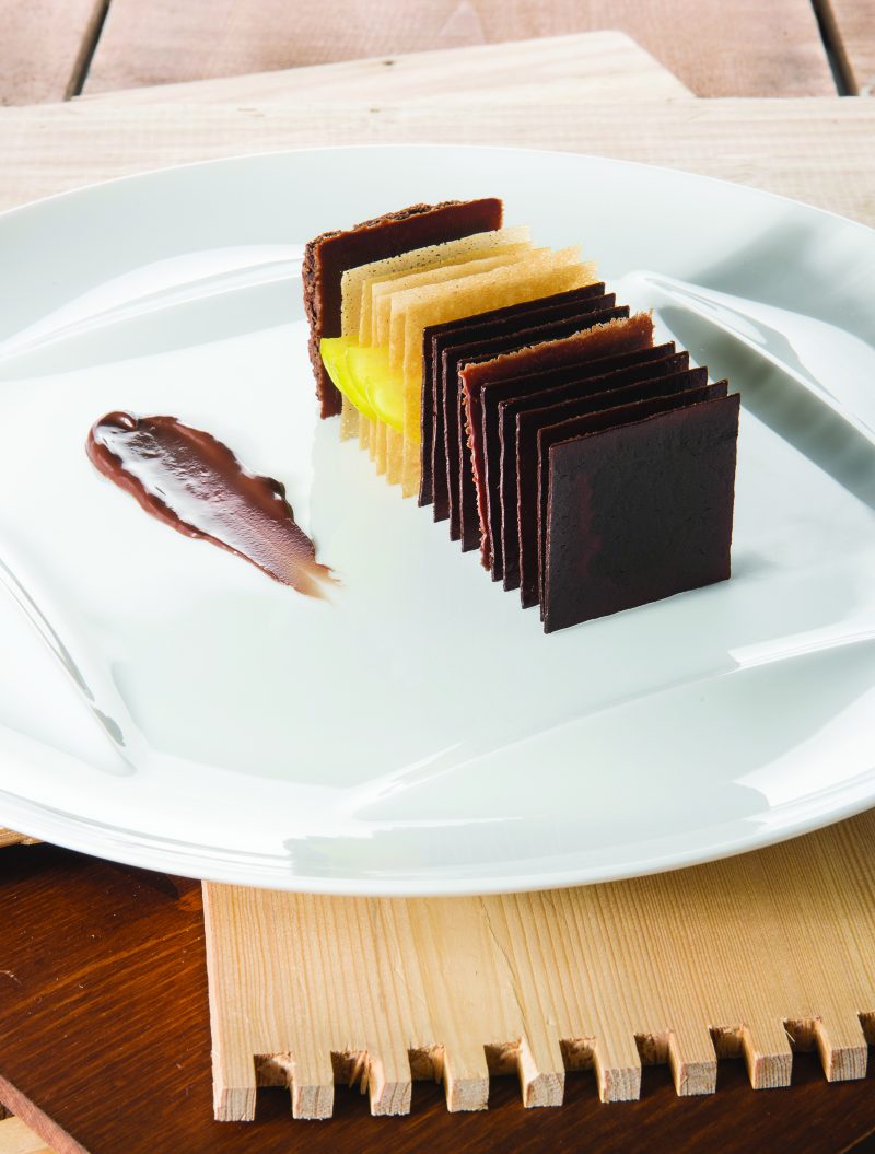 Ricetta di Millesfoglie al cioccolato amaro
