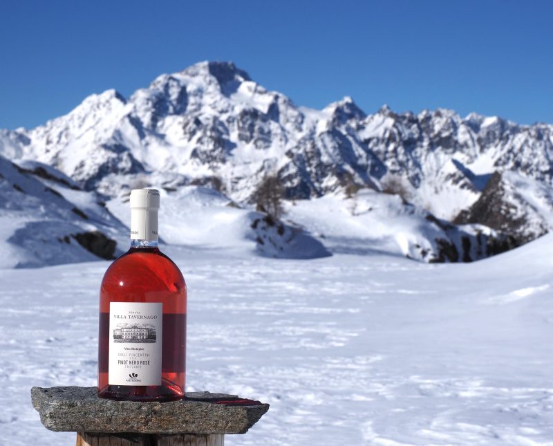 Pinot Nero Rosè frizzante Villa Tavernago di Cantina Valtidone