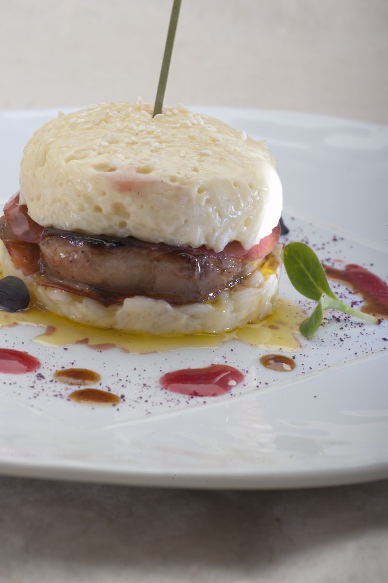 Panino di riso e foie gras di Enrico Cerea
