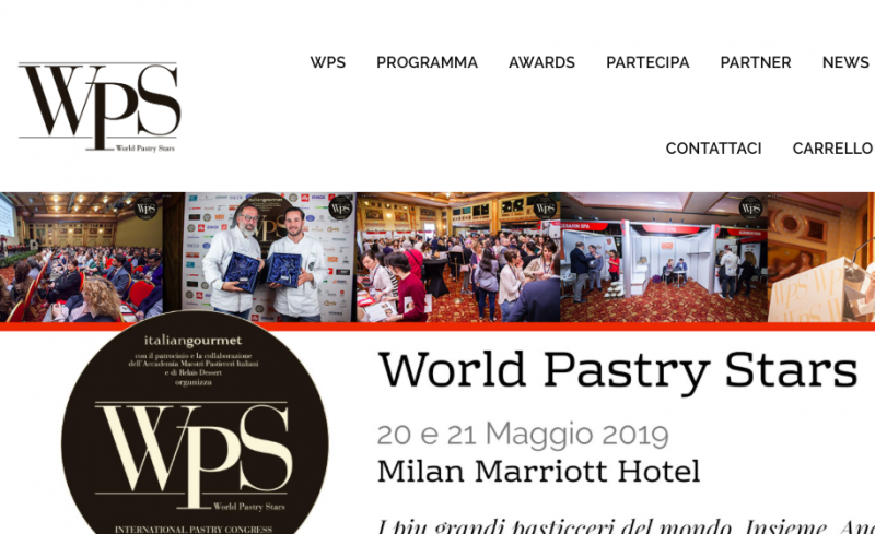 WPS: torna il congresso di pasticceria internazionale a Milano