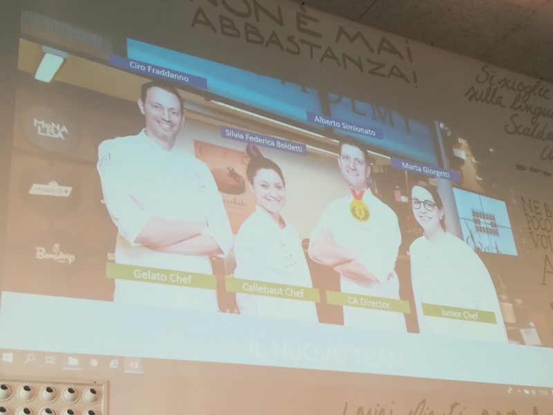 Si rinnova il team del Chocolate Academy Center di Milano