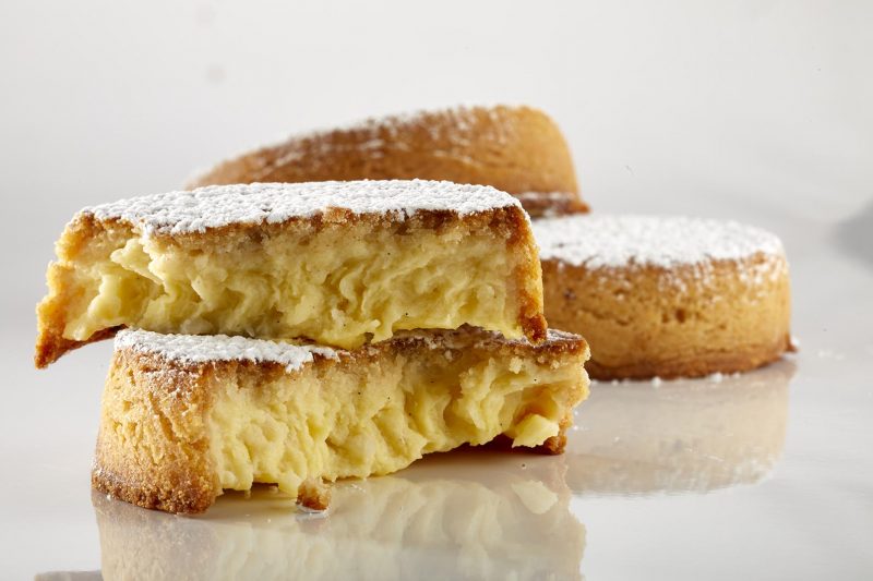 Tortino di riso e vaniglia