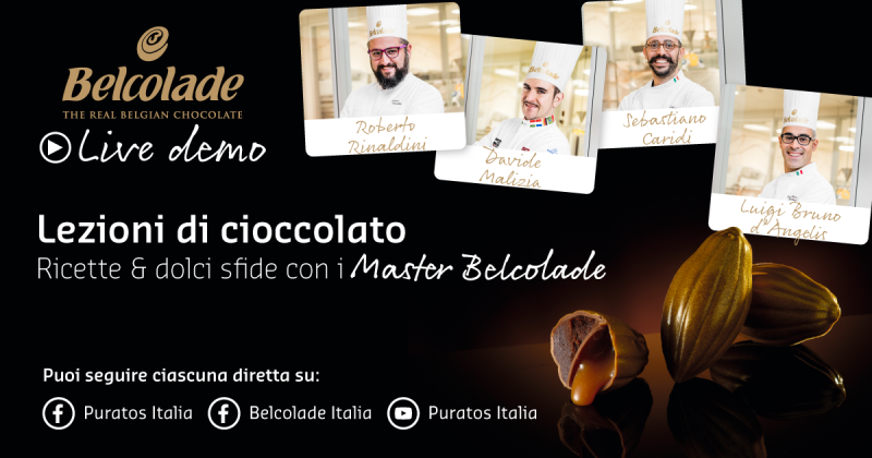 Lezioni di cioccolato Live con Puratos