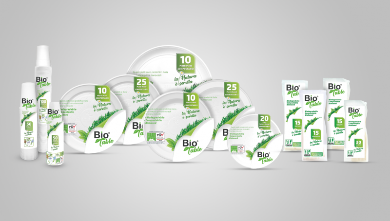 Bio Table: l’usa e getta è 100% green