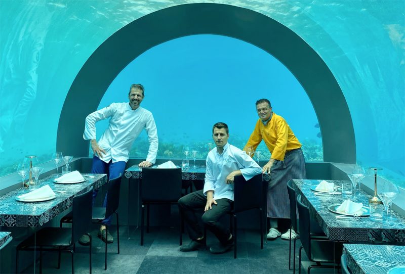 Andrea Berton va alle Maldive