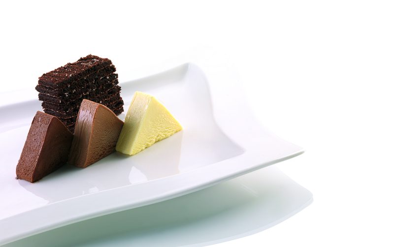 Mousse ai tre cioccolati