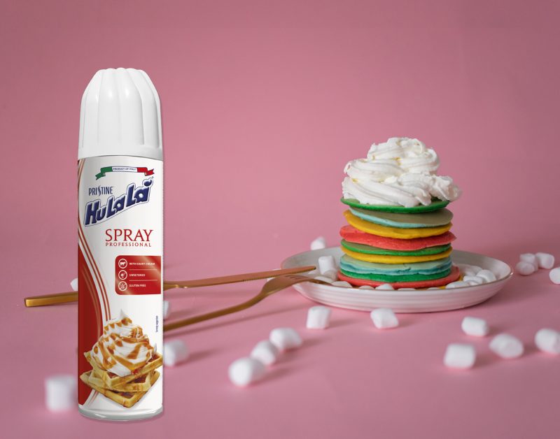 Con Hulalà Spray Professional, la crema vegetale diventa spray