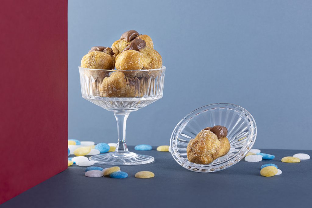 Dolci di Carnevale 2022 Tortelli Clivati crema al cioccolato