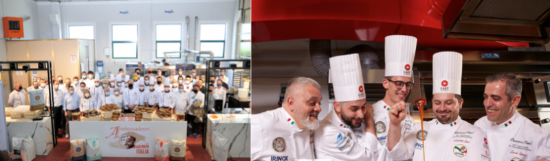 Polin a Sigep 2022 insieme ad Ambassadeurs du Pain e Richemont Club Italia