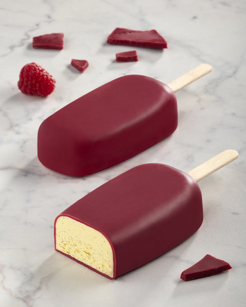 Il Gelato nella versione Cheesecake al lampone