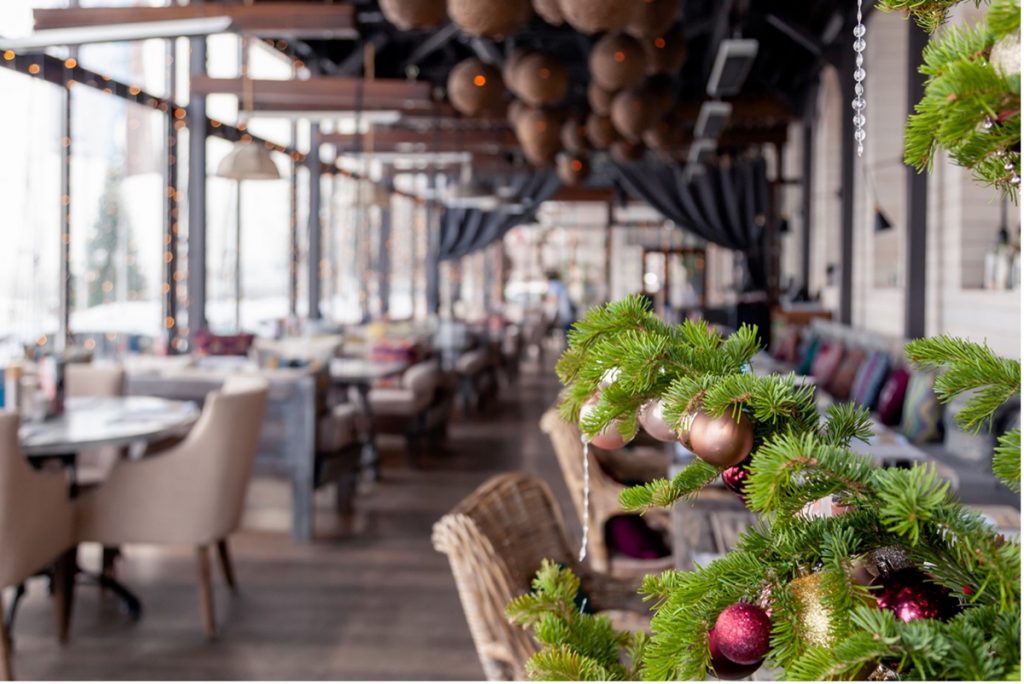 Menu di Natale al ristorante