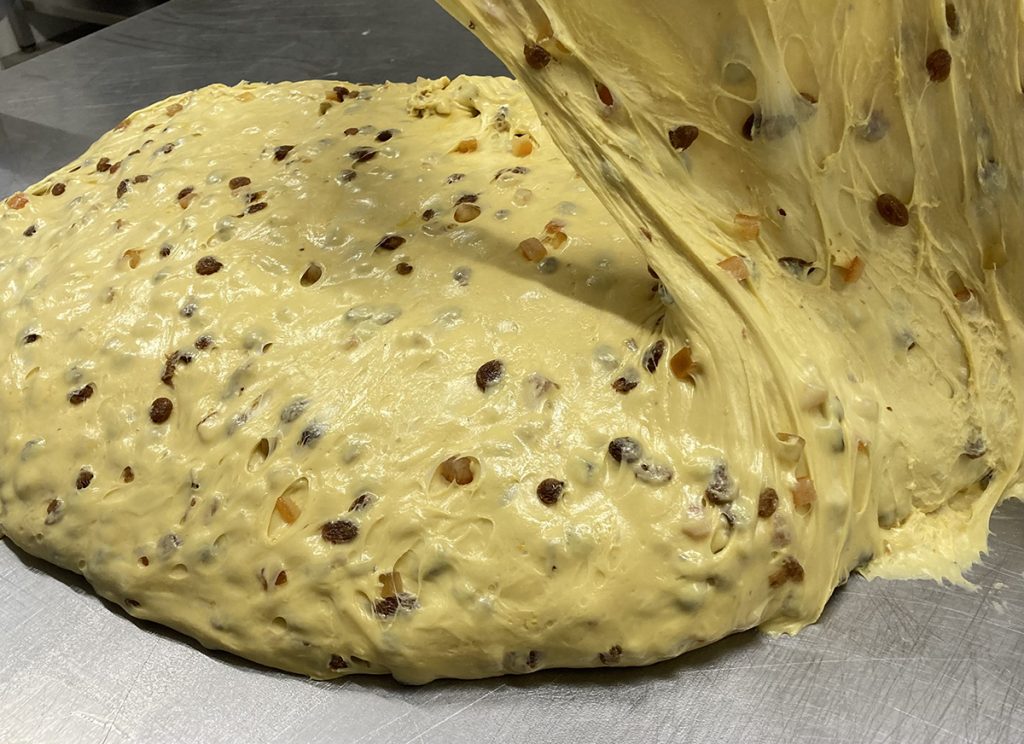 Panettone impasto