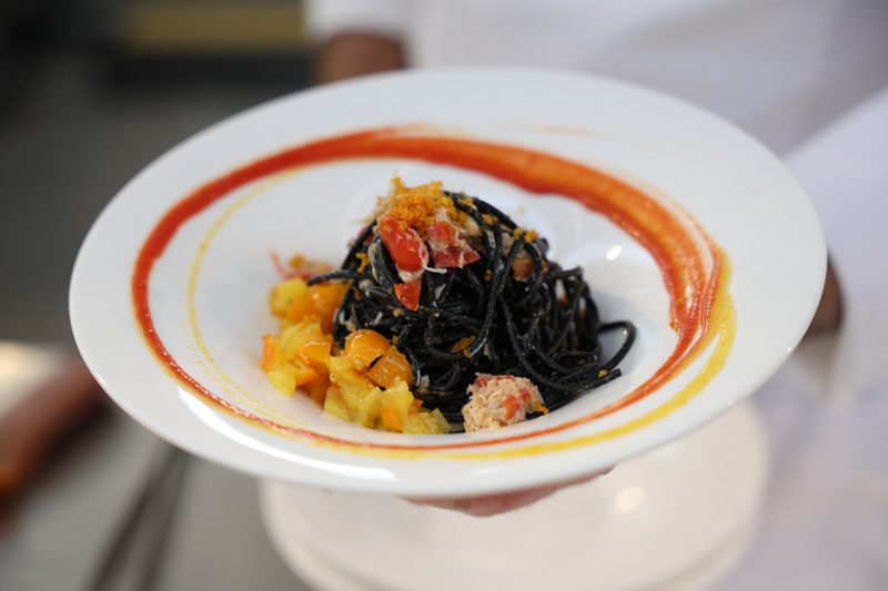 Spaghetto al granchio blu