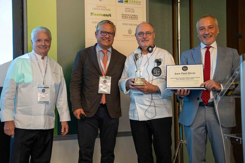 World Pastry Stars 2023 incorona Jean Paul Hevin e Chicco Cerea Miglior Cioccolatiere e Miglior Pastry Chef del Mondo